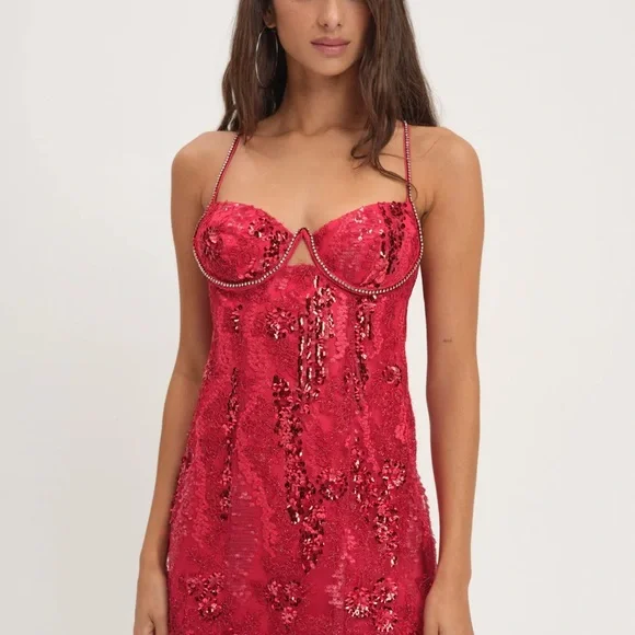 For Love And Lemons Opal Mini Dress - Picture 7 of 10
